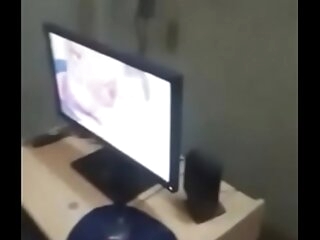 indian gf observing porn with boyfriend